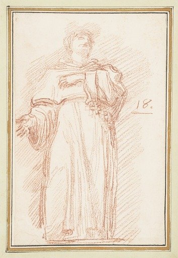 St. Nicholas of Tolentino from St. Peter's colonnade