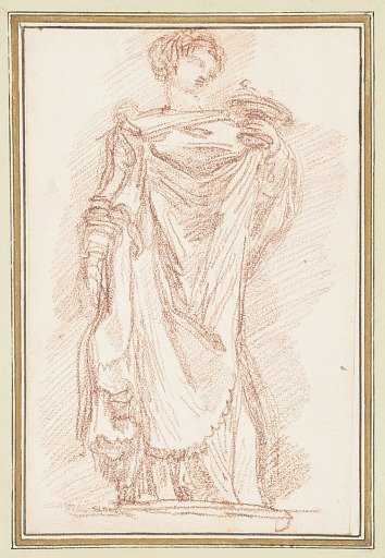Standing male figure in chiton
