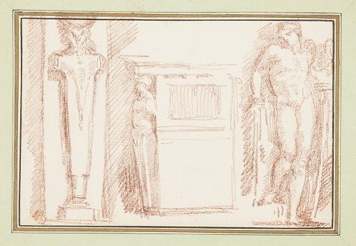 Studies with figure of Apollo from Raphel's School of Athens