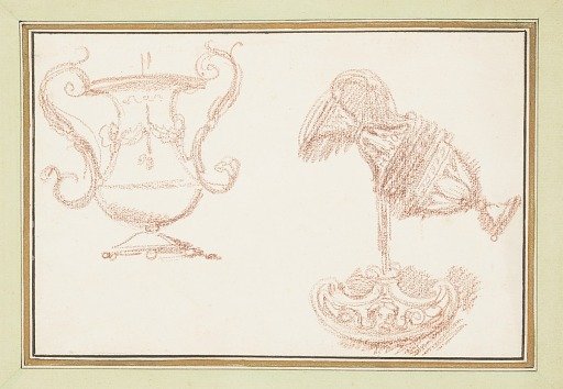 Urn and pitcher