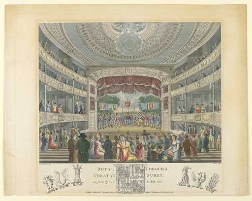 Interior View of the Coburg Theater, London