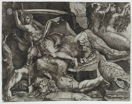 David Cutting off the Head of Goliath