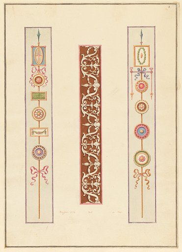 Ornament Design, Panel and Roman Standards