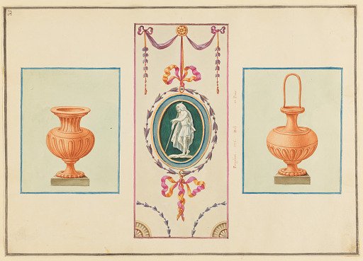 Ornament Design, Cameo and Urns