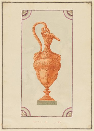 Ornament Design with Ewer after Enea Vico
