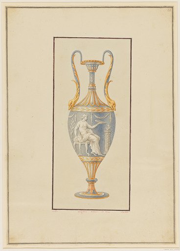 Ornament Design with Vase