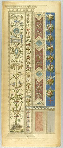 Wall Decoration, Plate XI from Le loggie di Rafaele nel Vaticano (Raphael's Loggia in the Vatican)