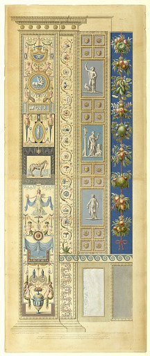 Wall Deocration, Plate II from Raphael's Loggie di Rafaele nel Vaticano (Loggia in the Vatican)