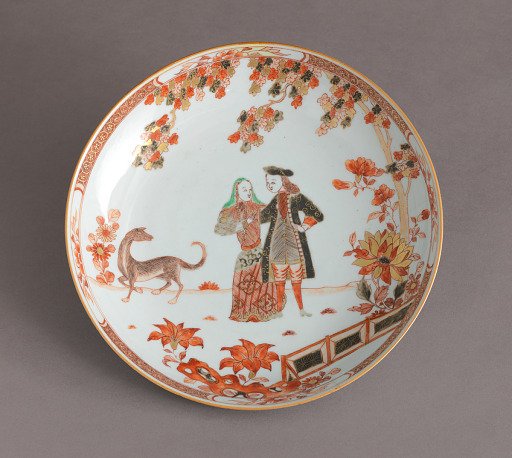 Plate Depicting Hendrik Durven, Governor General of the Dutch East Indies (VOC), and His Wife