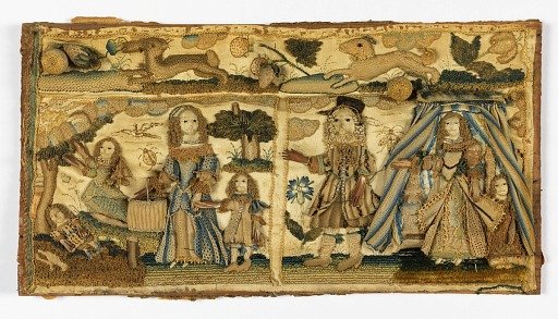 Embroidered panels