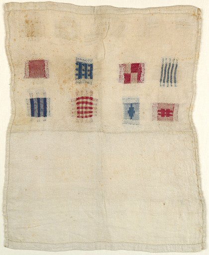 Darning sampler (unfinished)