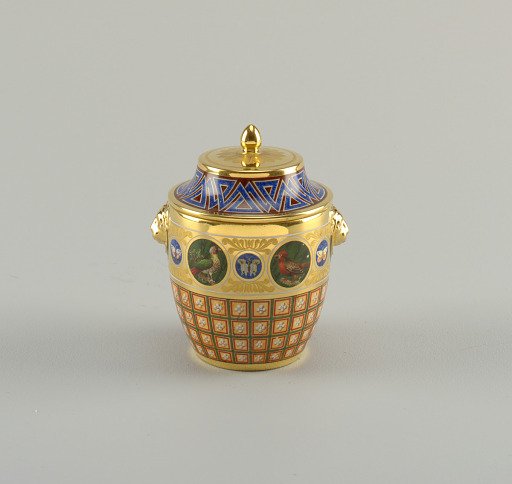Sugar Bowl, from a Breakfast Service (Sucrier; Déjeuner Mosaïque Florentine)