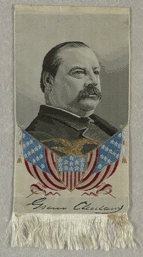 Souvenir ribbon: Grover Cleveland