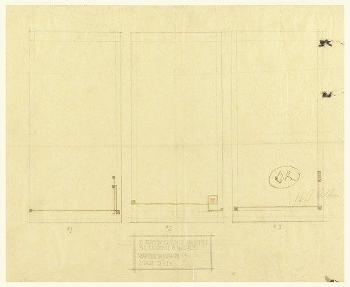 Drapery Schemes, Henry J. Allen Residence, Wichita, Kansas