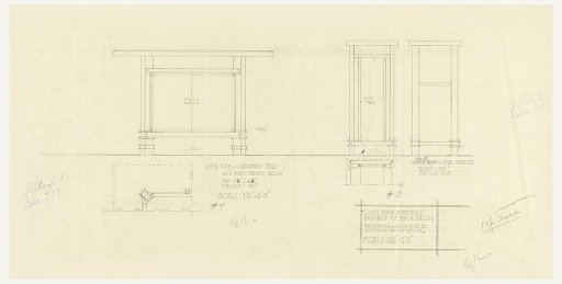 Living Room Furniture, Henry J. Allen Residence, Wichita, Kansas