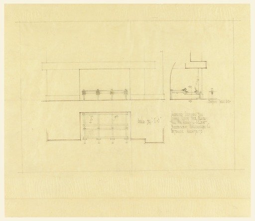 Andirons, Living Room Fireplace, Henry J. Allen Residence, Wichita, Kansas