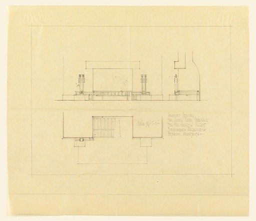 Andirons, Dining Room Fireplace, Henry J. Allen Residence, Wichita, Kansas