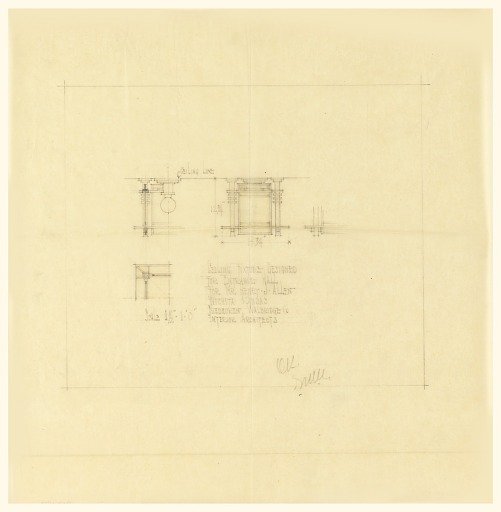 Ceiling Fixture, Entrance Hall, Henry J. Allen Residence, Wichita, Kansas