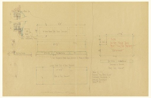Cushions for Living Room Seat, Henry J. Allen Residence, Wichita, Kansas