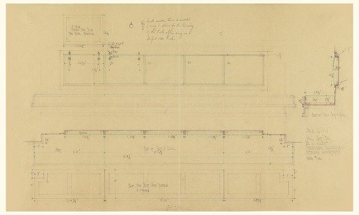 Hall Seat, Henry J. Allen Residence, Wichita, Kansas