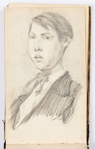 Sketchbook Page: Self-Portrait