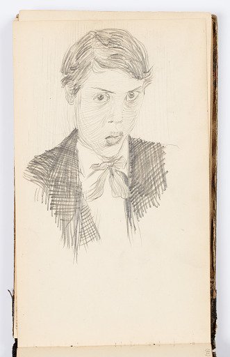 Sketchbook Page: Self-Portrait