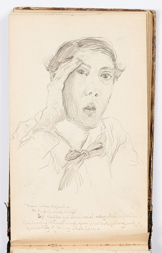 Sketchbook Page: Self-Portrait