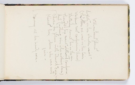 Sketchbook Page: Page of Poetry