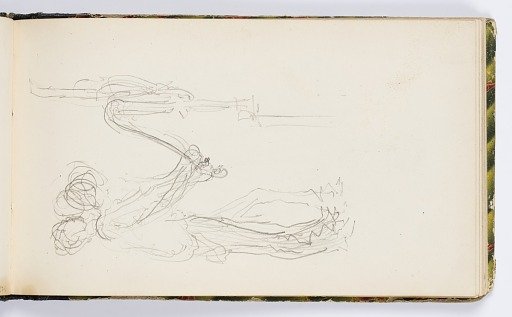 Sketchbook Page: Figure with Candle Snuffer