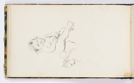 Sketchbook Page: Seated Baby