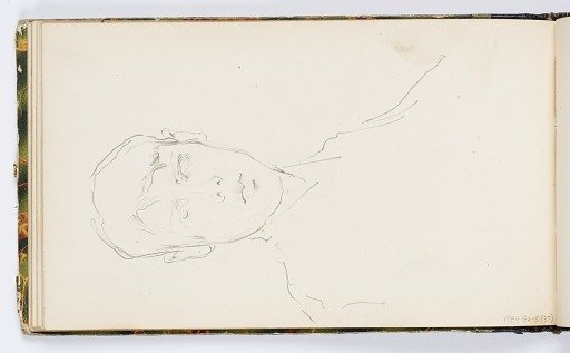 Sketchbook Page: Portrait of a Young Man