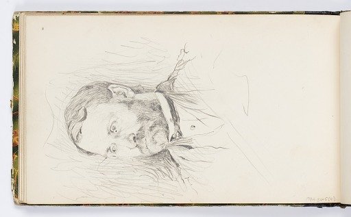 Sketchbook Page: Man's Head