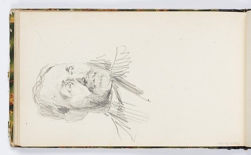 Sketchbook Page: Man's Head