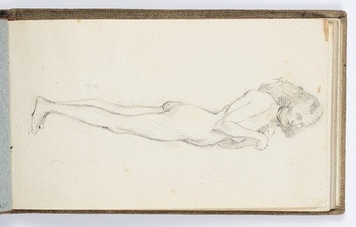 Sketchbook Page: Standing Nude