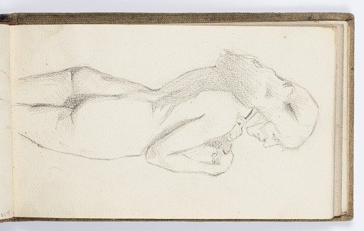 Sketchbook Page: Standing Nude