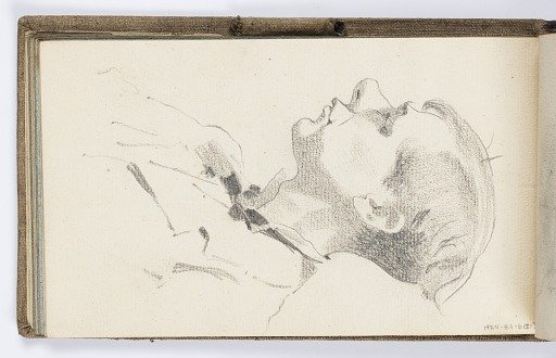 Sketchbook Page: Man in Profile