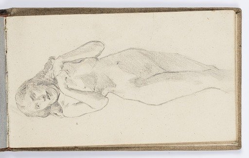 Sketchbook Page: Standing Female Nude