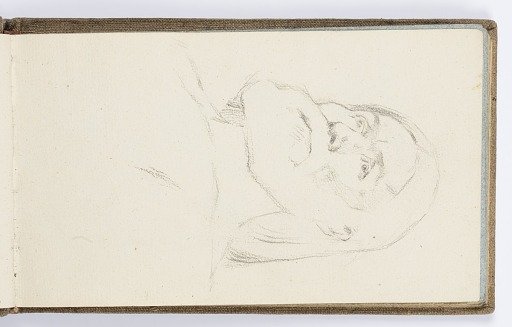 Sketchbook Page: Portrait of a Man with a Beard