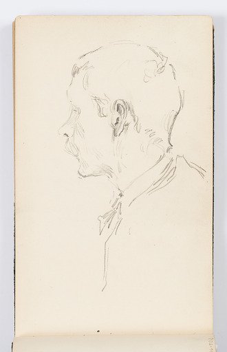 Sketchbook Page: Man in Profile