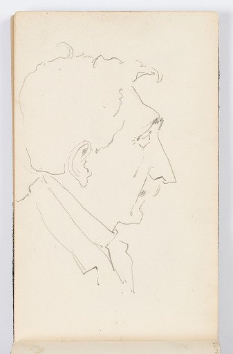 Sketchbook Page: Man in Profile