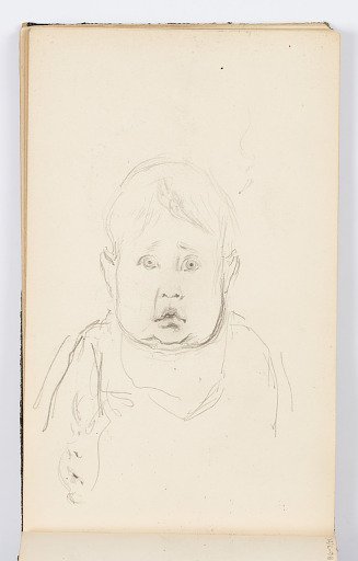 Sketchbook Page: Portrait of Child