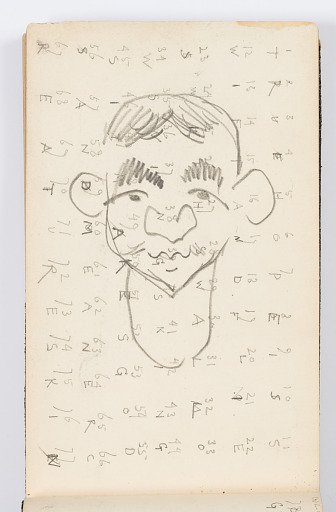 Sketchbook Page: Caricature with Cipher