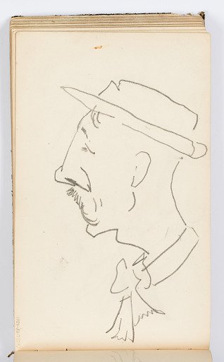 Sketchbook Page: Caricature in Profile