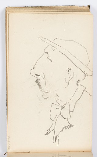 Sketchbook Page: Caricature in Profile