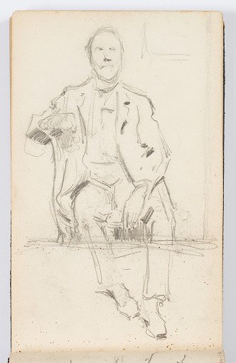 Sketchbook Page: Seated Figure