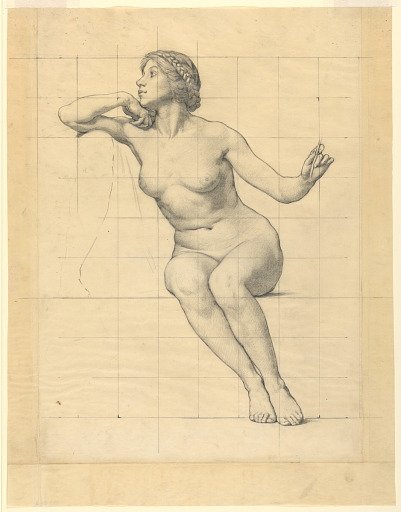 Peace, Figure Study for "The Beneficence of the Law," Mural at Essex County Court House, Newark, New Jersey