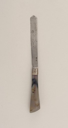 Knife with Agate Handle