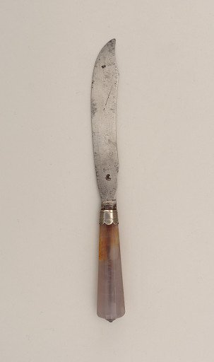 Knife with Agate Handle