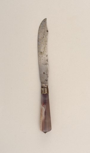 Knife with Agate Handle