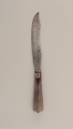 Knife with Agate Handle